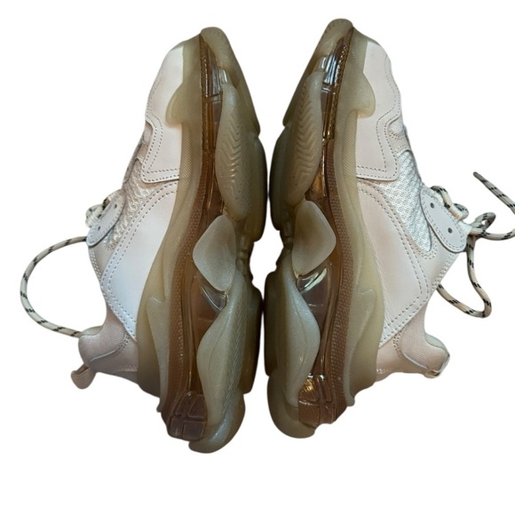 Balenciaga Chunky White Sneakers with Black Accents size 7(37) - Picture 5 of 11